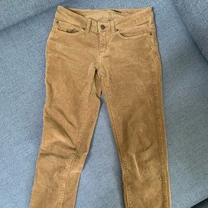 Prana slim corduroy pants